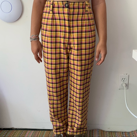 Topshop Pants - Top shop plaid pants